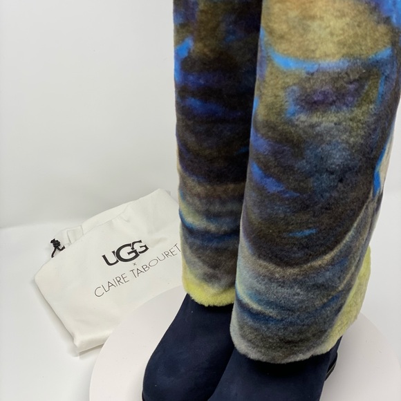 UGG Women's X Claire Tabouret Fluff Boot Suede - Picture 7 of 9